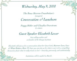Inaugural Conversation &amp; Luncheon